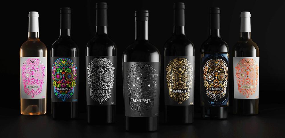 Demuerte szortiment - közöttük háromféle Monastrell borral