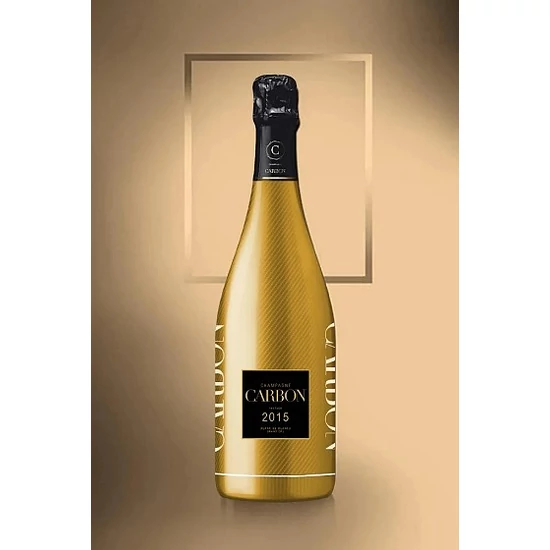 Champagne Carbon: Blanc de Blancs Gold Vintage 2015 Luminous (0,75l palack, világító címkével) Limitált készlet!