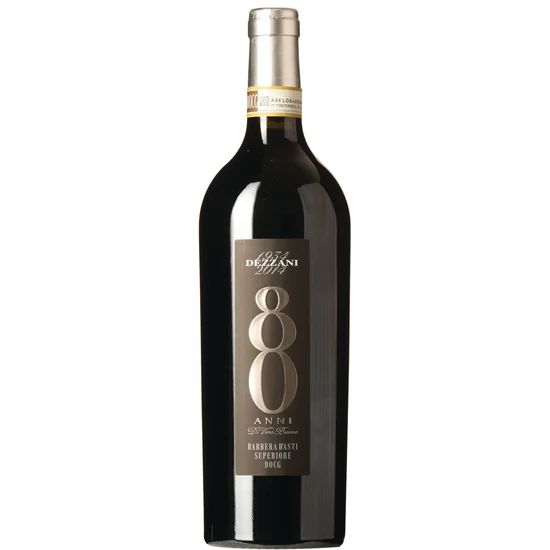 Dezzani: Barbera d' Asti Superiore 80 anni 2018 száraz olasz vörösbor (Piemont, Olaszország)