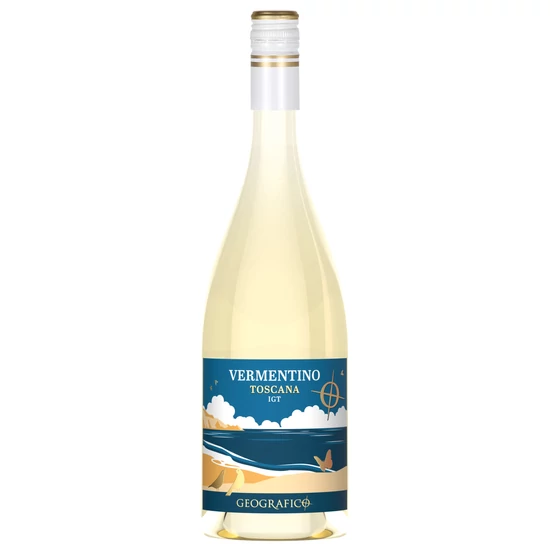 Geografico Tuscan Vibes Vermentino, toszkán bor
