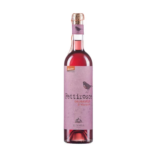 Orsogna: &quot;Pettirosce&quot; Cerasuolo d' Abruzzo 2024 rosébor (Abruzzo, Olaszország) *biodinamikus 