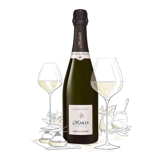 Mailly Champagne Grand Cru: Blanc de Pinot Noir Brut