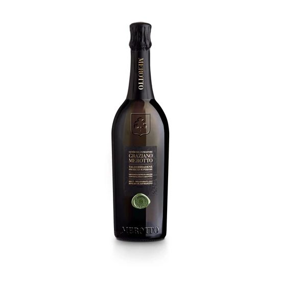 Merotto: Cuvée del Fondatore Graziano Merotto Valdobbiadene Prosecco Superiore Brut Millesimato DOCG habzóbor (Valdobbiadene, Olaszország)