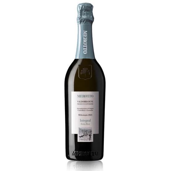 Merotto: Integral Prosecco Superiore Extra Brut DOCG 2024 fehér habzóbor (Valdobbiadene, Olaszország)