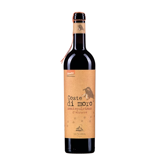 Orsogna: Coste di moro Montepulciano 2020 vörösbor (Abruzzo, Olaszország) *biodinamikus