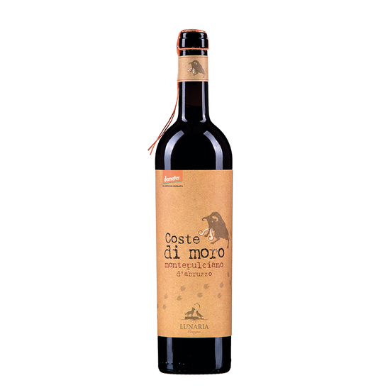 Orsogna: Coste di moro Montepulciano 2018 vörösbor (Abruzzo, Olaszország) *biodinamikus