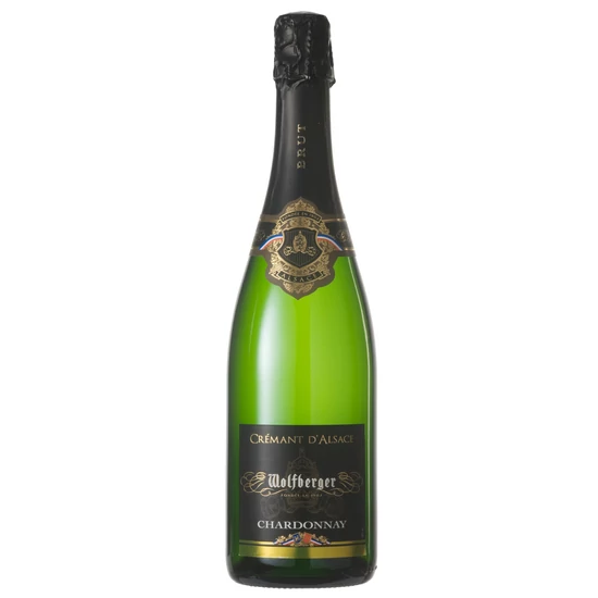 Wolfberger: Crémant d Alsace Chardonnay Brut száraz fehér palackos erjesztésű pezsgő (Elzász, Franciaország)