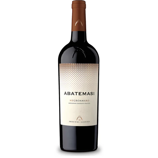 Consorzio Manduria: Abatemasi Negroamaro 2016 vörösbor (Puglia, Olaszország)