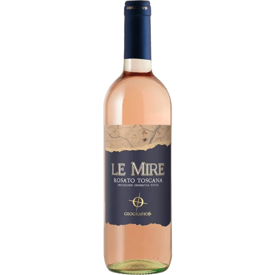 Geografico: "Le Mire" Rosato Toscana 2023 rosébor (Toszkána, Olaszország)